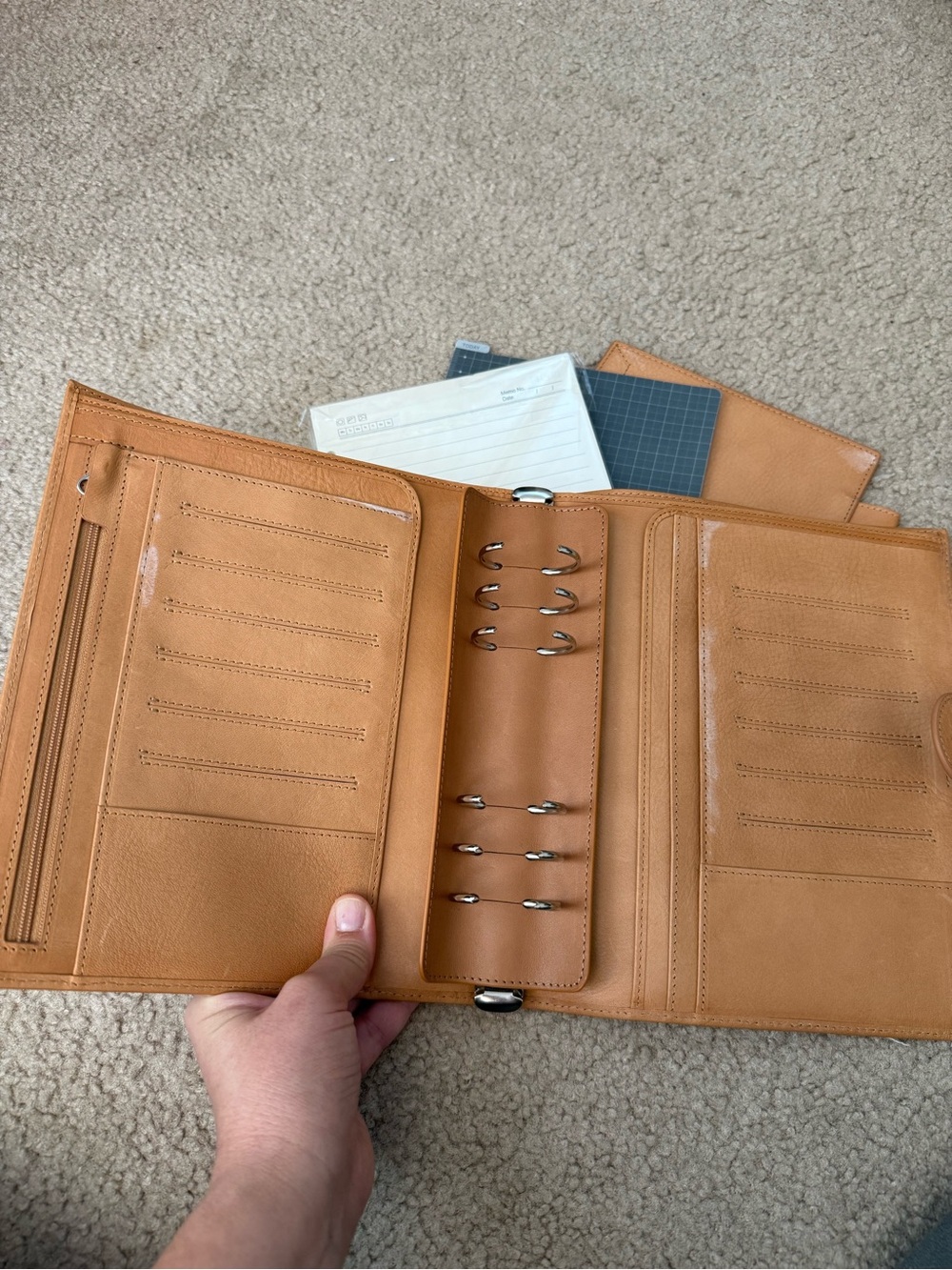 Moterm Luxe Rings Planner - A5 (Vegetable Tanned Leather) - Picture 11 of 14